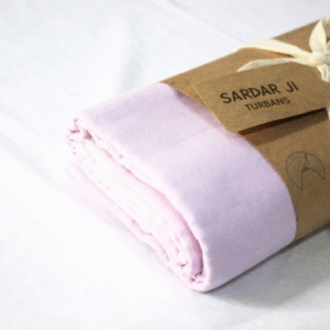 Premium Full Voile Sikh Turban for Men – Light Lavender Punjabi Pagri