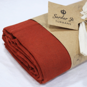 Full Voile Traditional Sikh/Punjab/Sardar Pagri or Turban for Mens - Rust